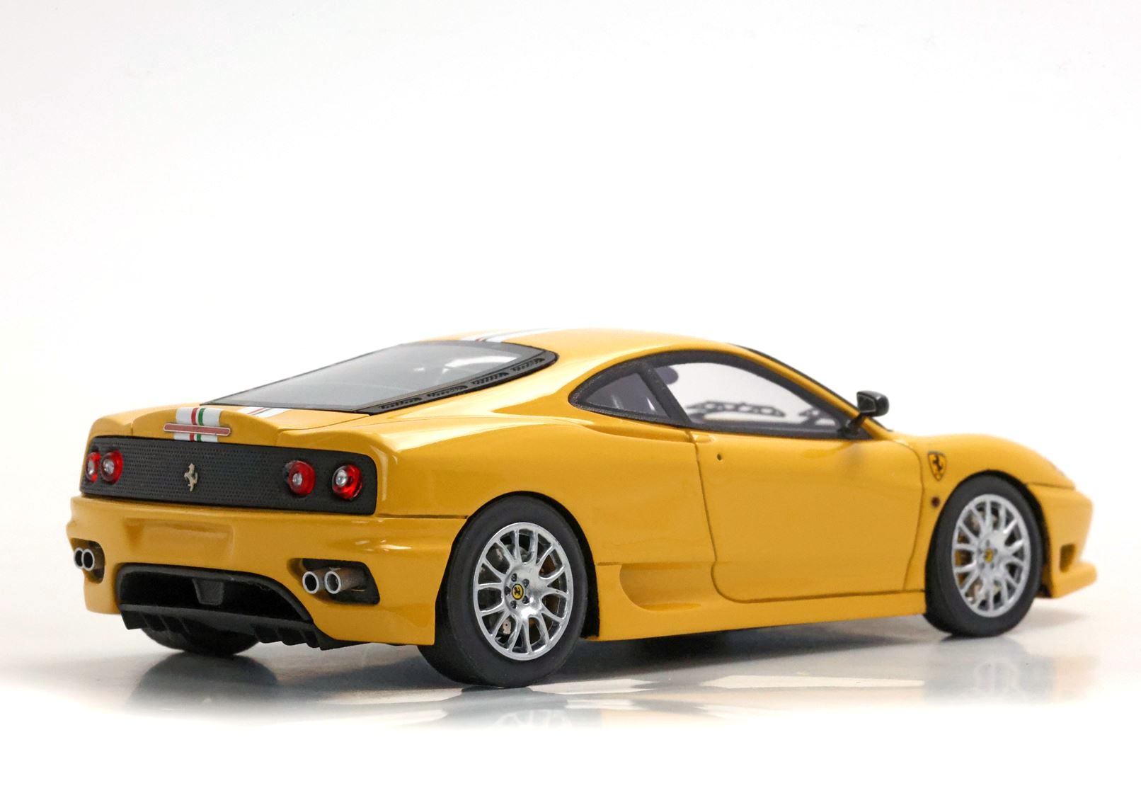 Ferrari 360 Challenge Stradale Giallo Modena with italian stripe 1:43 B.B.R.