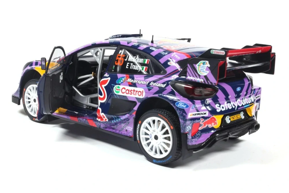 Ford Puma Rally1 Hybrid #55 McErlean/Treacy Rallye Monte Carlo 2025 1:18 Solido