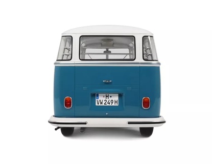 Volkswagen Combi Type 2 (T1) Samba Bus 1962 RegattaBlau L 50 F 1:12 OttOmobile
