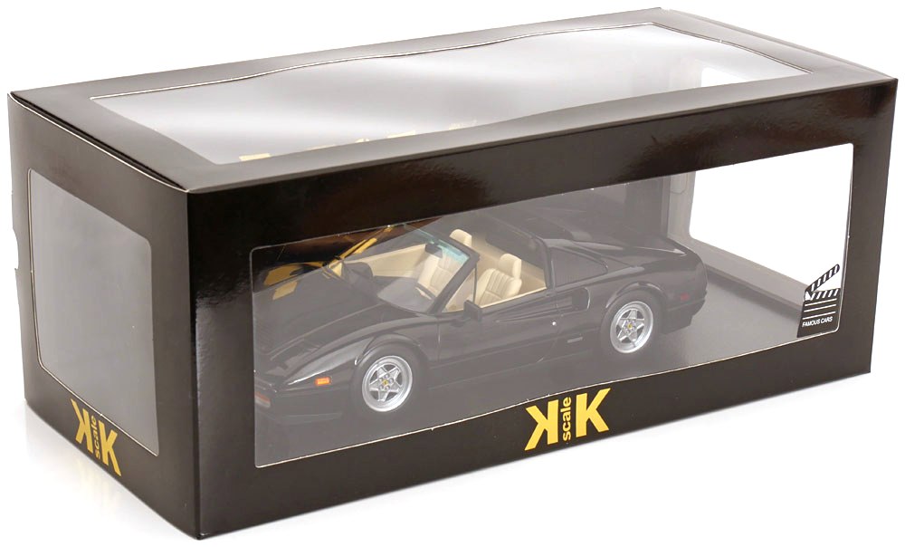 Ferrari 328 GTS 1985 Miami Vice black 1:18 KK Scale
