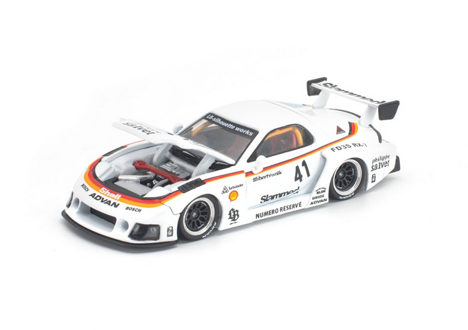 Mazda RX7 (FD3S) LB Super Silhouette white 1:64 Pop Race Limited