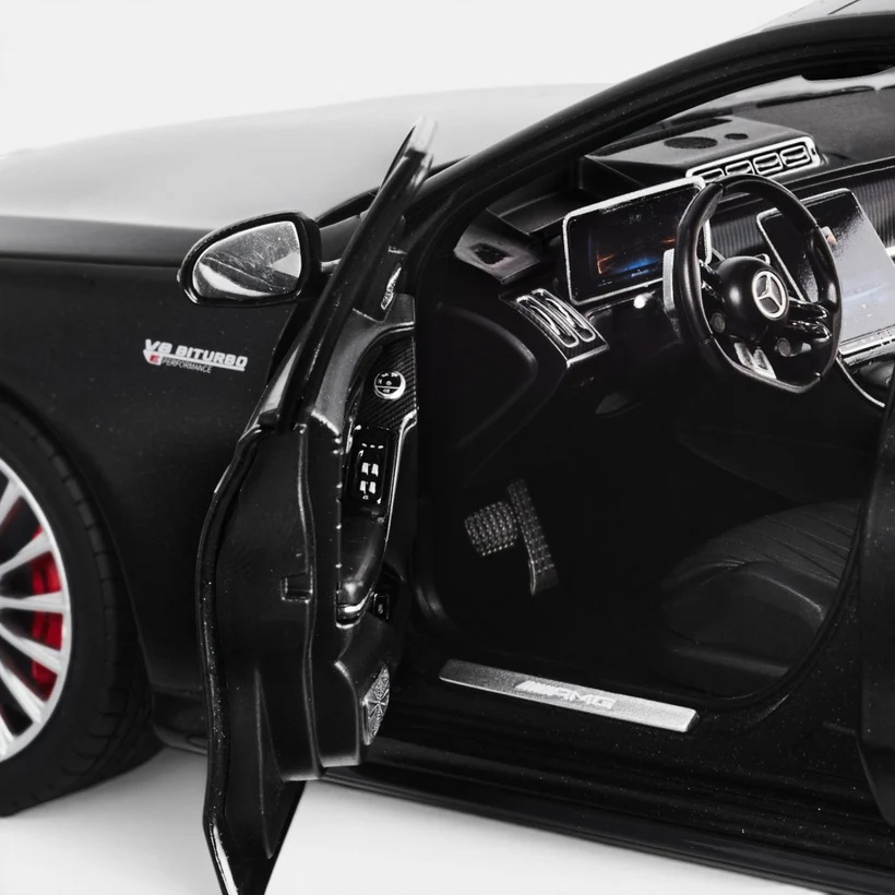 Mercedes-AMG S 63 E Performance nightblack magno 1:18 NZG