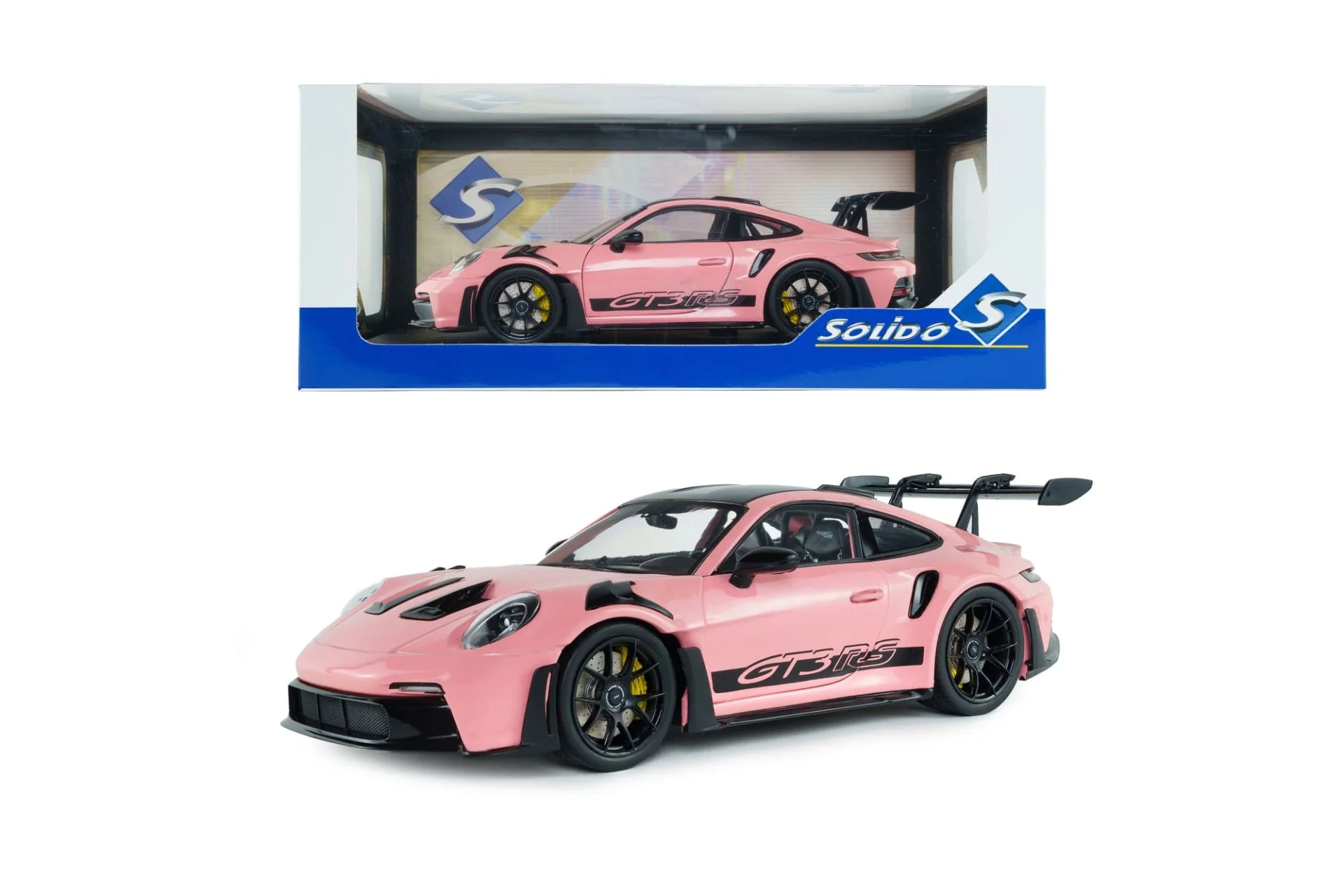 Porsche 911 GT3 RS 2024 pink 1:18 Solido