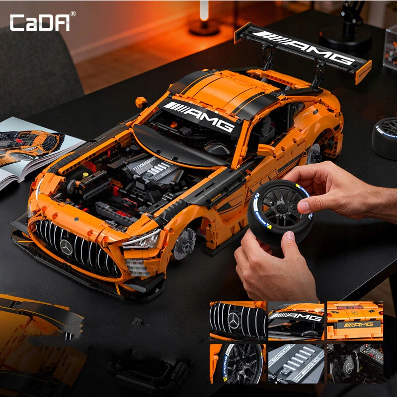 Mercedes-AMG GT3 orange 1:8 CaDA