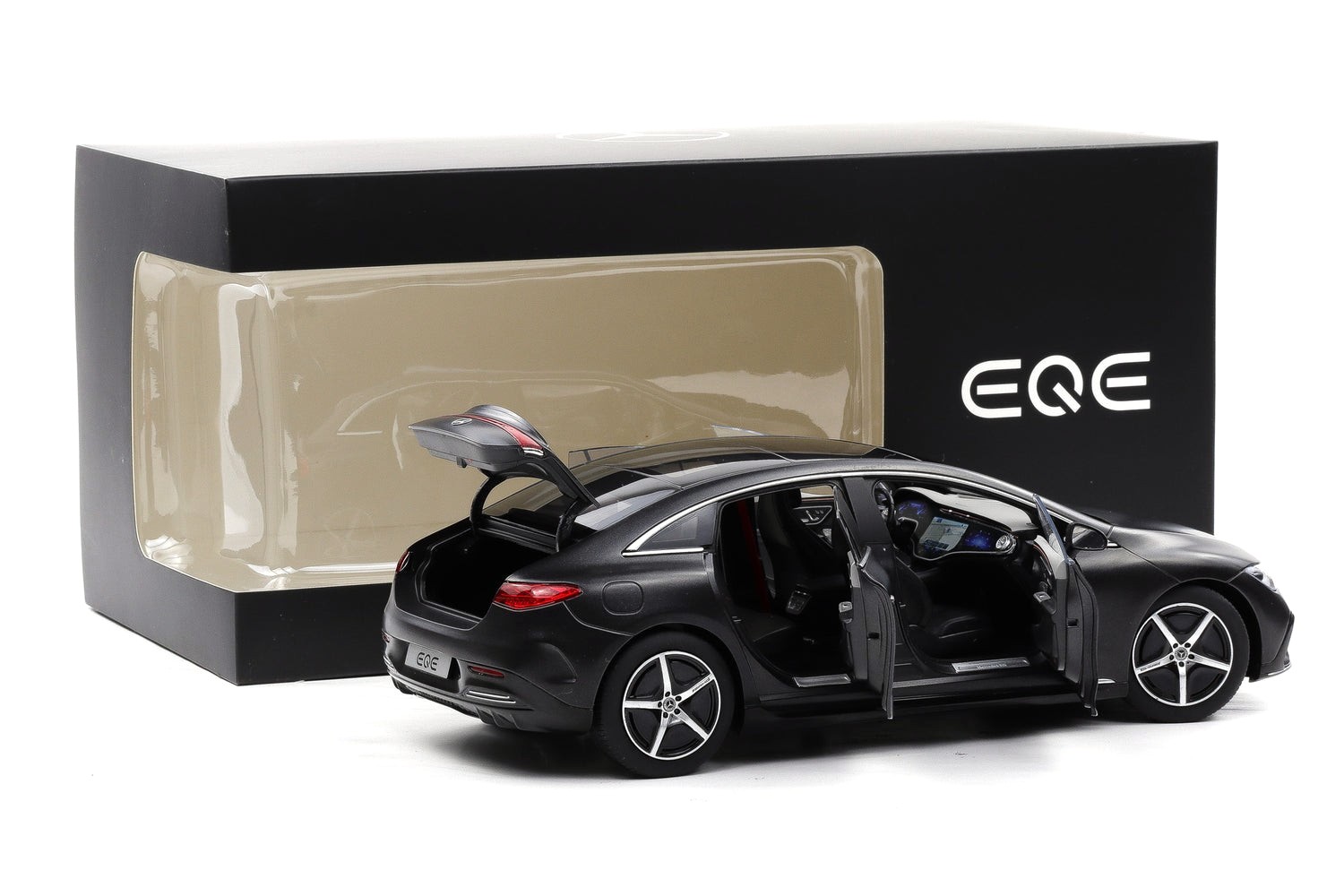 Mercedes-Benz EQE Limousine AMG Line V295 graphite grey magno 1:18 NZG