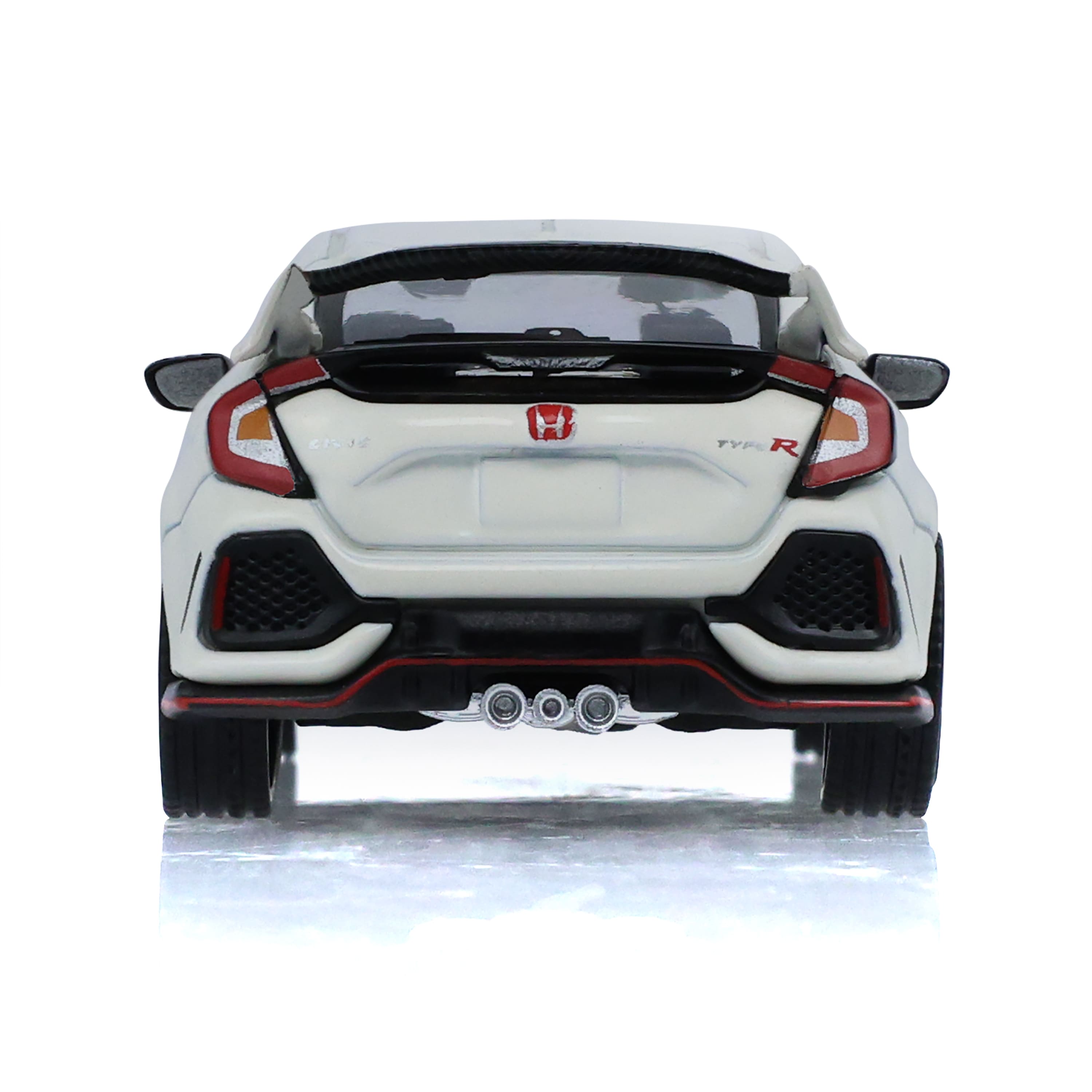 Honda Civic Type R (FK8) 2018 With Custom Wheels *Tokyo Torque Series 10* championship white 1:64 Greenlight