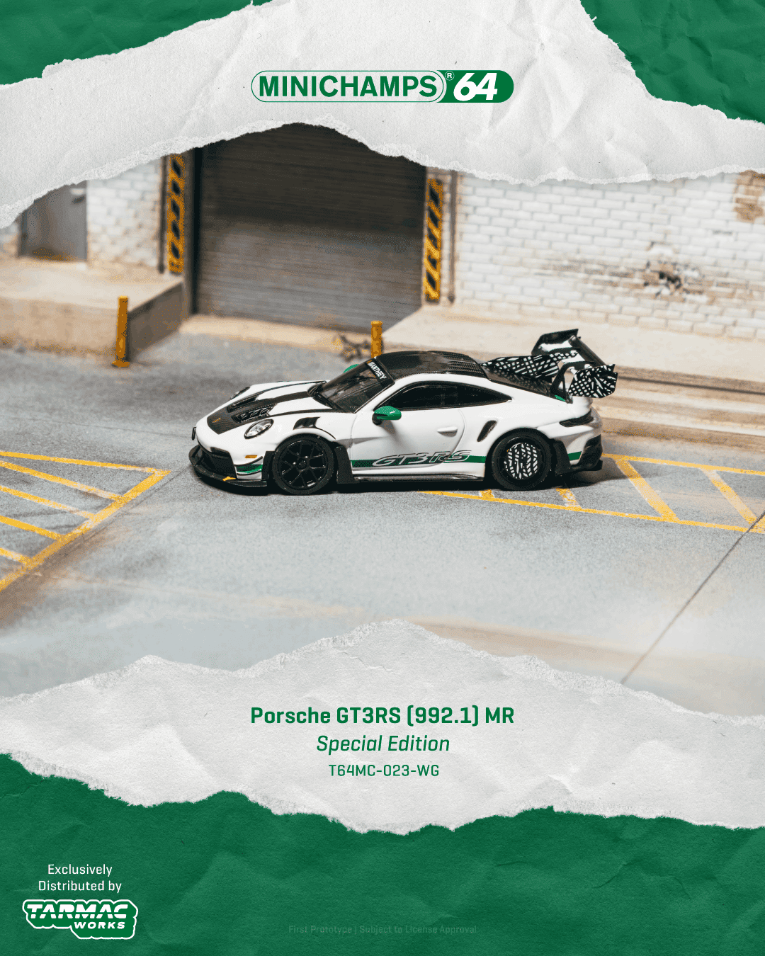 Porsche GT3RS (992.1) MR 2025 *Special Edition* white 1:64 Tarmac