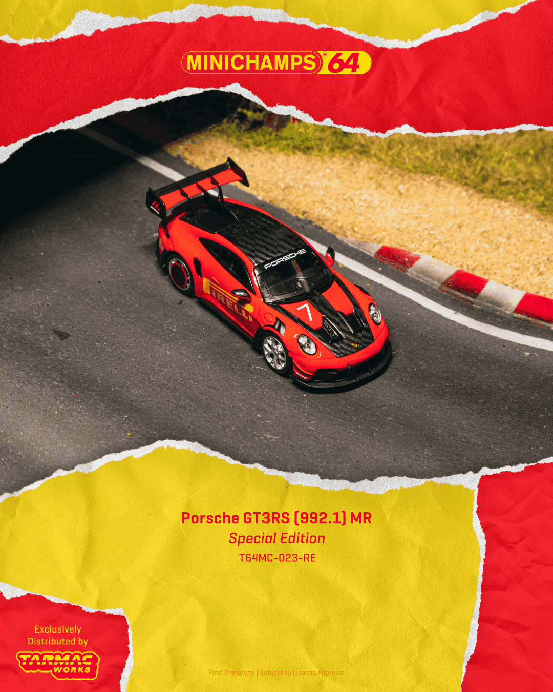 Porsche GT3RS (992.1) MR 2025 *Special Edition* red 1:64 Tarmac