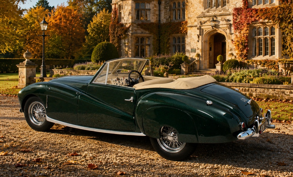 Aston Martin 2L Sports Spider Cabriolet Open 1949 green metallic 1:18 Cult Scale Models