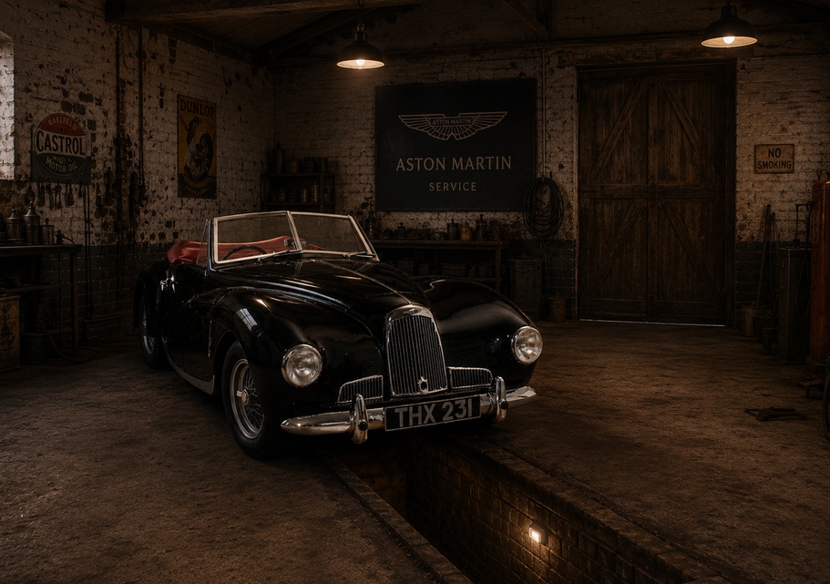 Aston Martin 2L Sports Spider Cabriolet Open 1949 black 1:18 Cult Scale Models