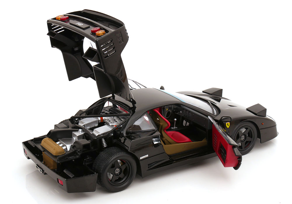 Ferrari F40 Lightweight 1990 black 1:12 KK Scale