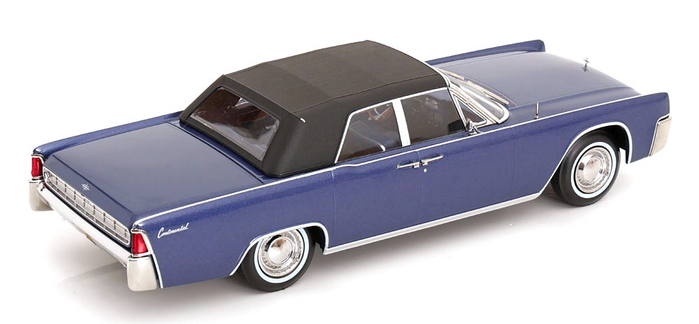 Lincoln Continental Convertible *TV Series Lincoln Lawyer* 1963 blue metallic 1:18 KK Scale