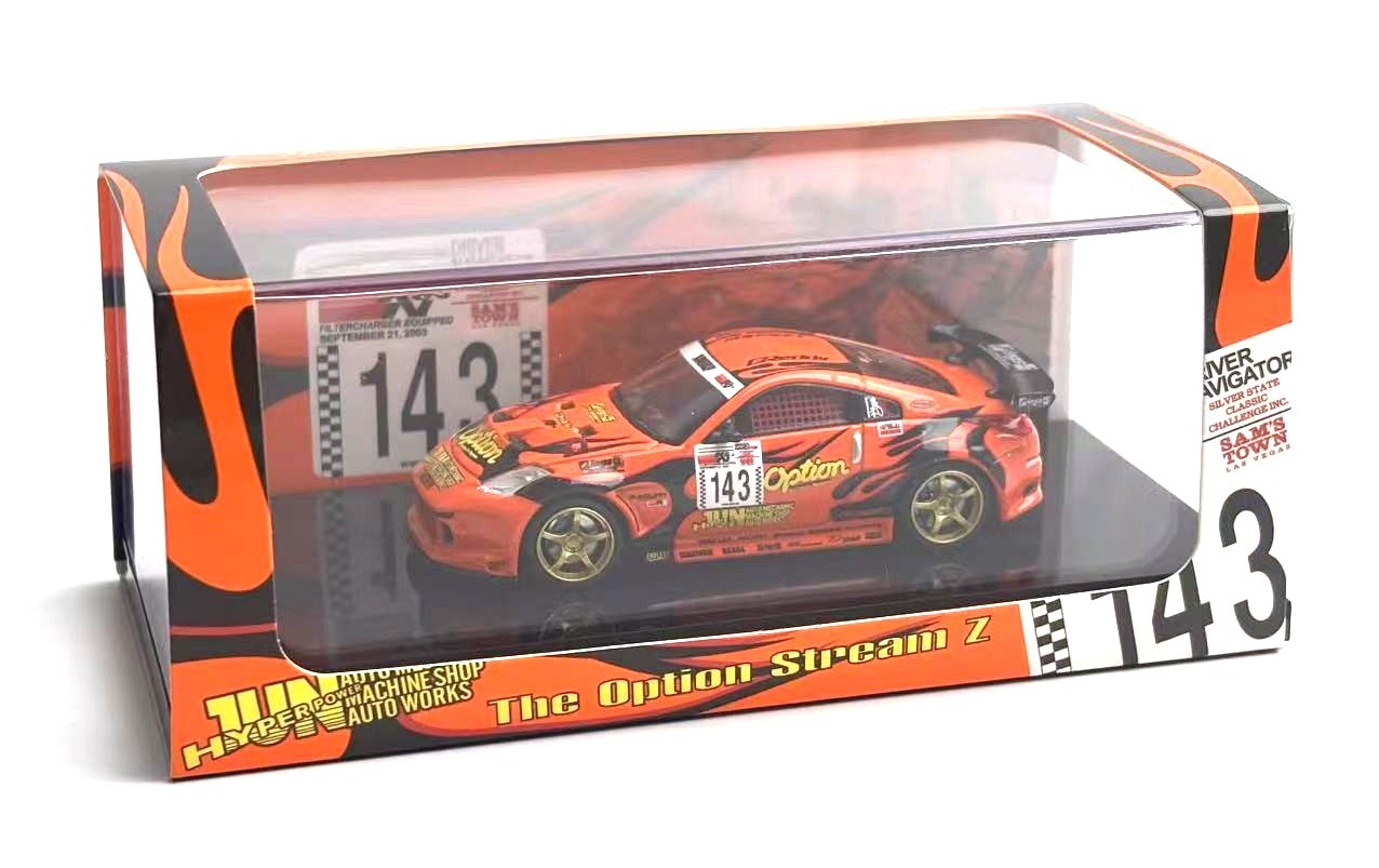 Nissan Fairlady Z *Option Stream Z* #143 orange 1:64 Motorhelix