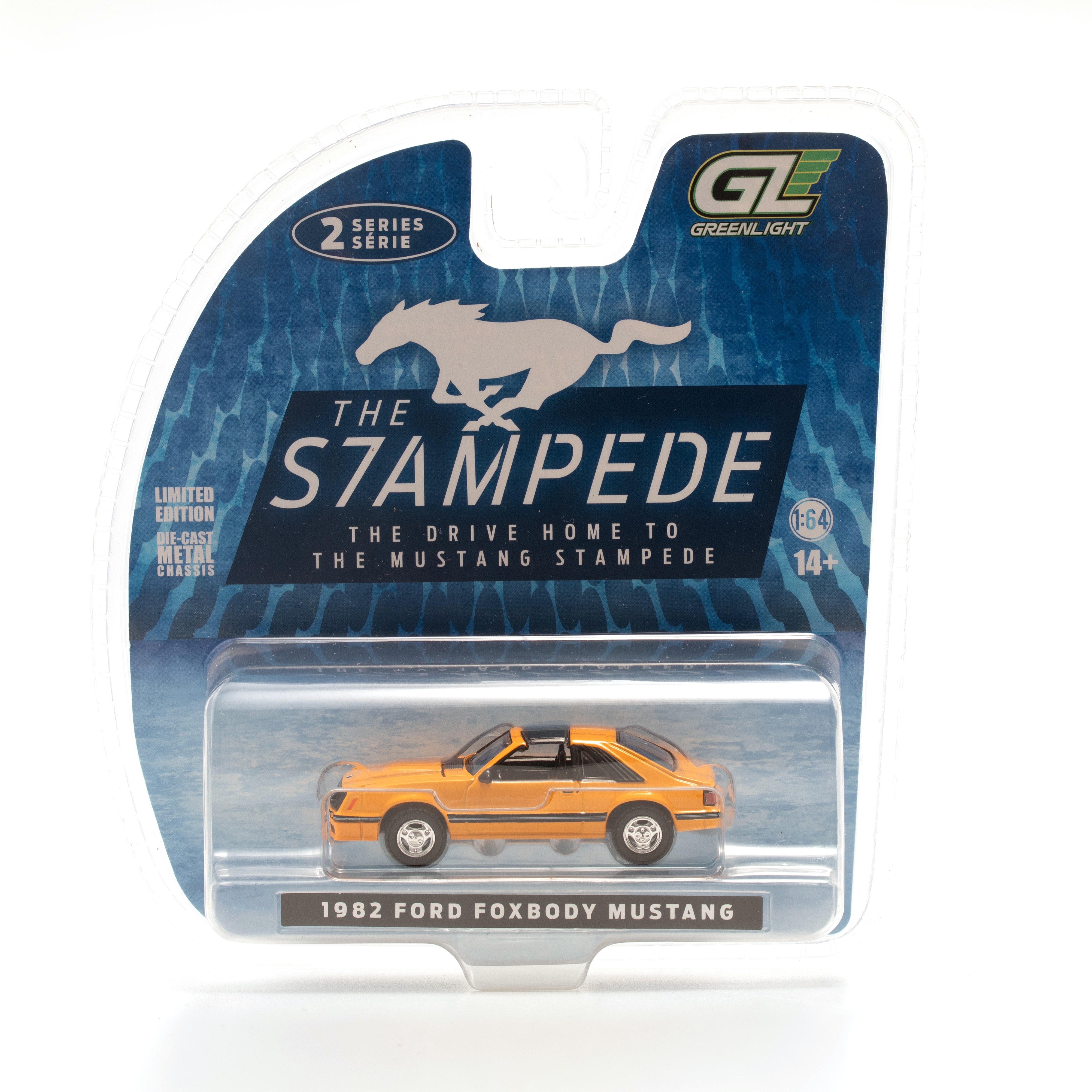 Ford Mustang Fox-Body 1982 *The Mustang Stampede Series 2* medium vanilla 1:64 Greenlight