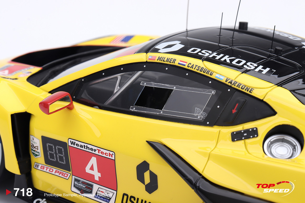Chevrolet Corvette Z06 GT3.R Corvette Racing by Pratt Miller Motorsports #4 Milner/ Catsburg/ Varrone 24H Daytona 2026 1:18 TopSpeed Models