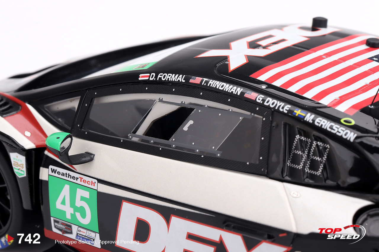 Lamborghini Huracan GT3 EVO2 Dex Wayne Taylor Racing #45 Formal/ Hindman/ Doyle/ Ericsson 24H Daytona 2026 1:18 TopSpeed Models