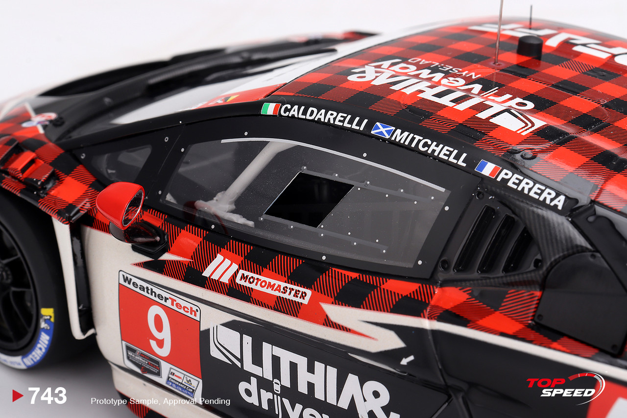 Lamborghini Temerario GT3 PFAFF Motorsports #9 Caldarelli/ Mitchell/ Perera 12H Sebring 2026 1:18 TopSpeed Models