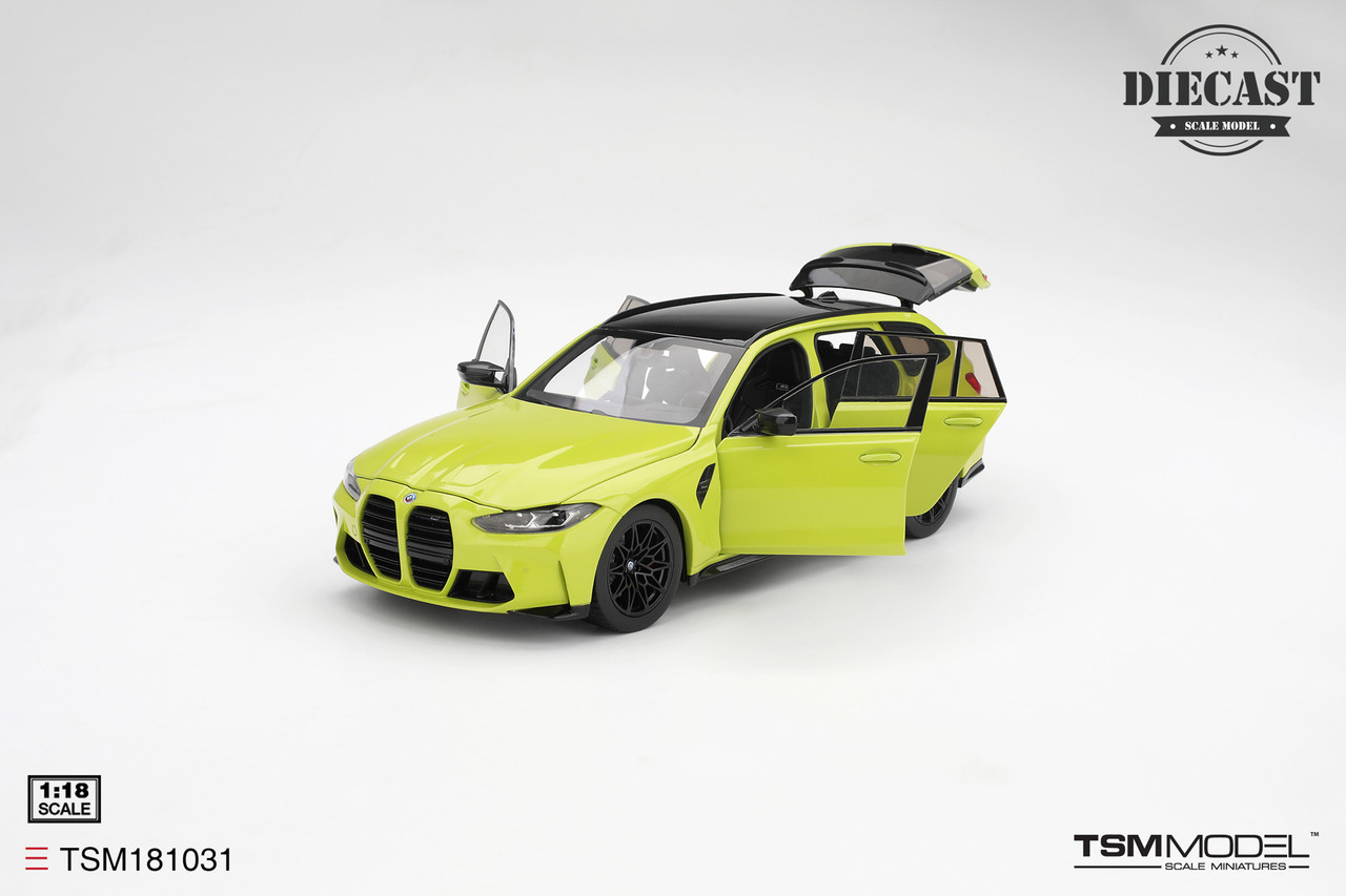 BMW M3 Touring G81 2023 Sao Paulo yellow solid 1:18 TSM Model
