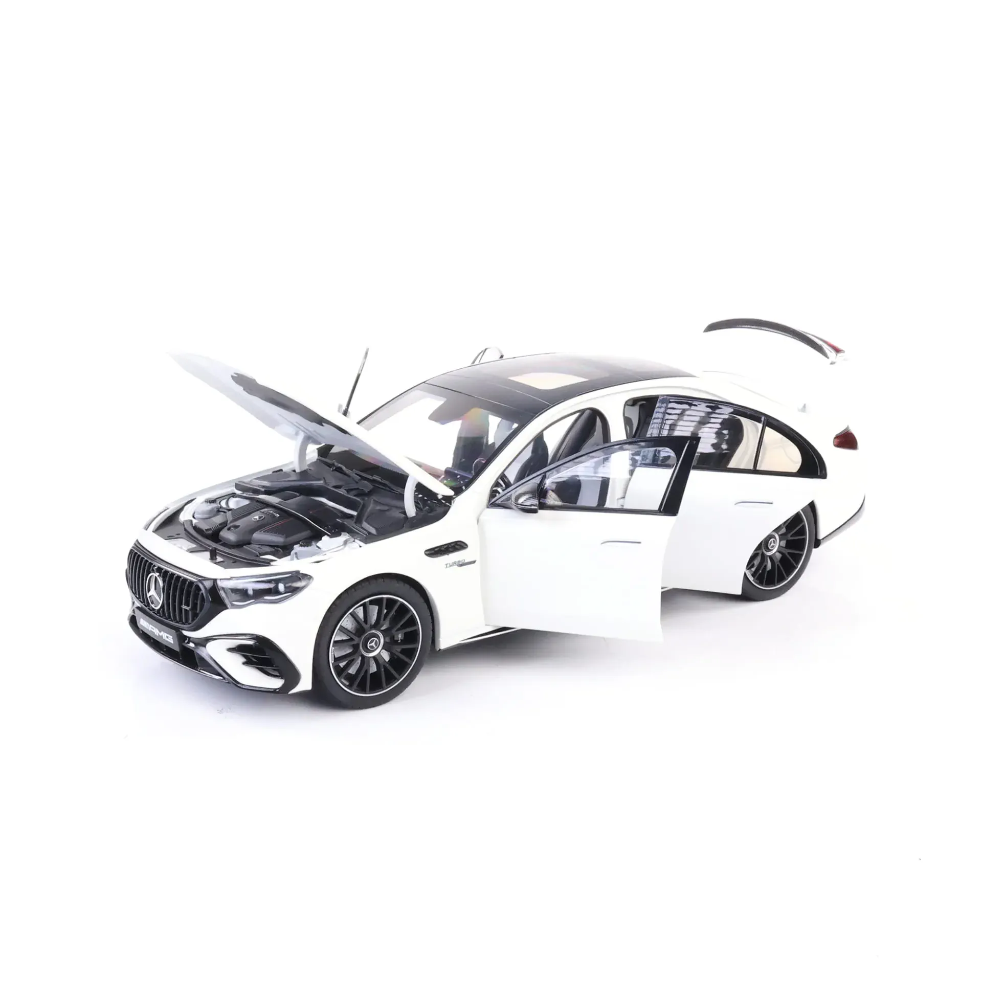 Mercedes-AMG E 53 Manufaktur opalith white 1:18 Norev