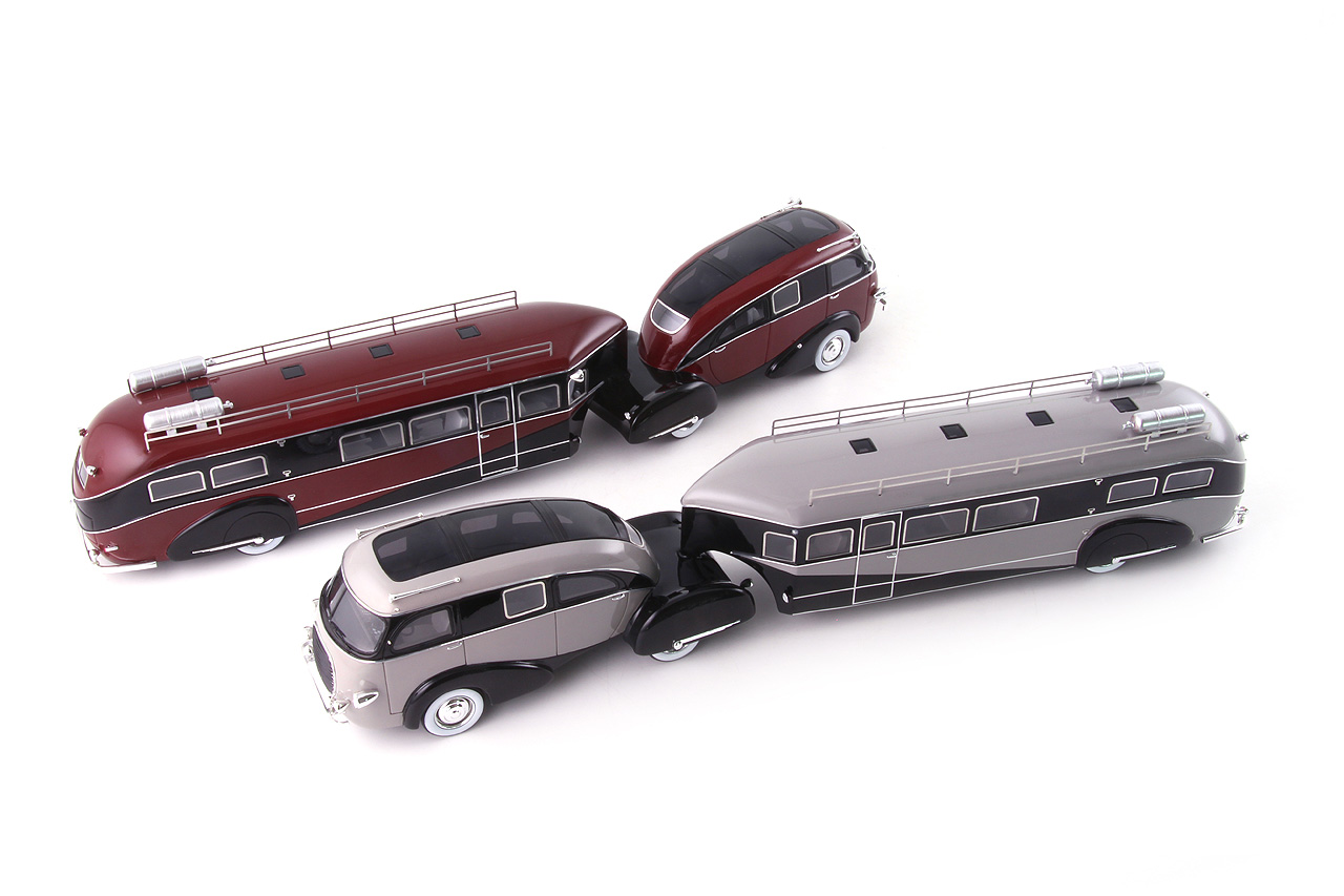Zephir Land Yacht 1936 red/black 1:43 AutoCult