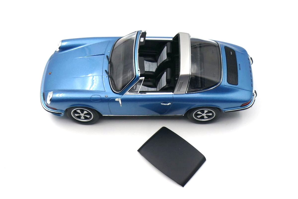 Porsche 911 S 2.4 Targa 1973 blue metallic 1:18 Norev
