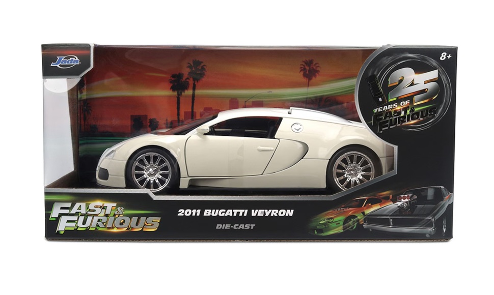 Bugatti Veyron Fast & Furious 2011 white/beige 1:24 Jada Toys
