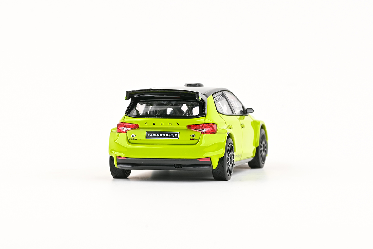 Škoda Fabia IV RS Rally2 2022 zelená mamba 1:43 Abrex