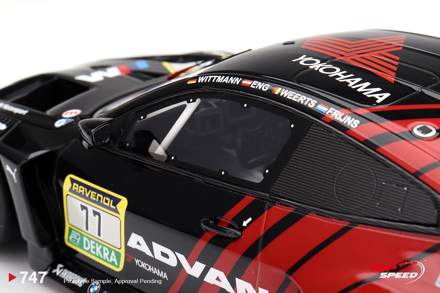 BMW M4 GT3 EVO #77 Wittmann/ Weerts/ Eng/ Frijns Schubert Motorsport 24H Nürburgring 2026 1:18 TopSpeed Models