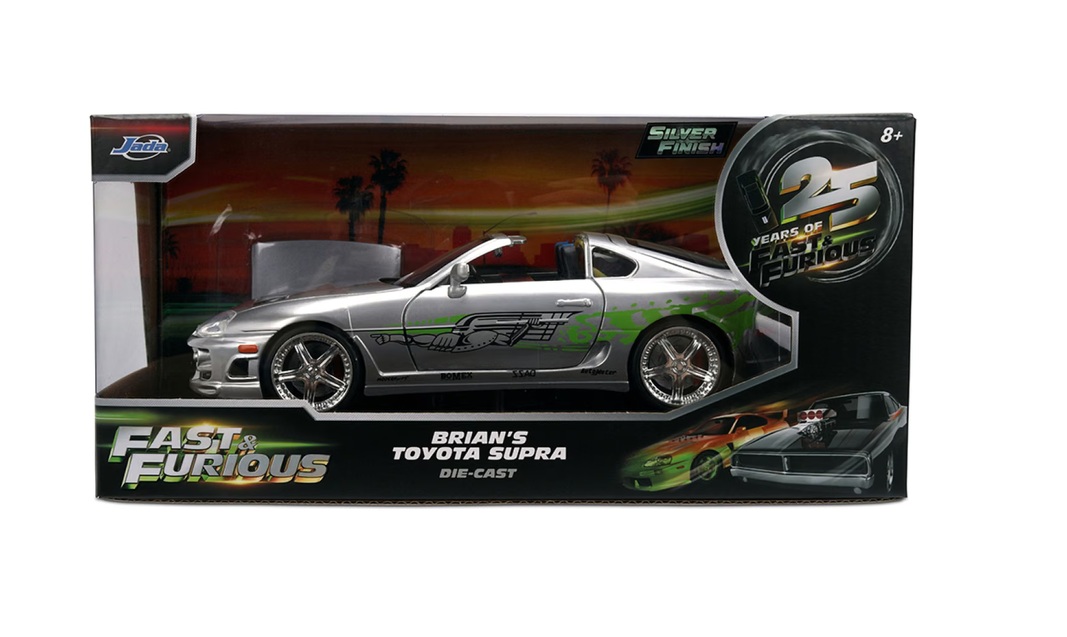 Brian's Toyota Supra *Fast & Furious* 1995 1:24 Jada Toys