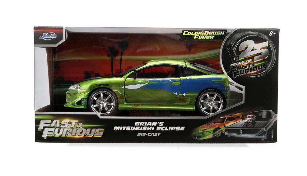 Mitsubishi Eclipse *Fast & Furious* 1995 green 1:24 Jada Toys