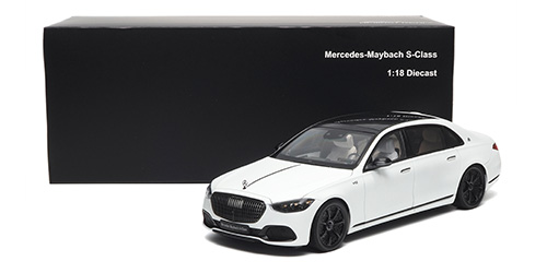 Mercedes-Maybach S-Class 2023 white 1:18 Almost Real