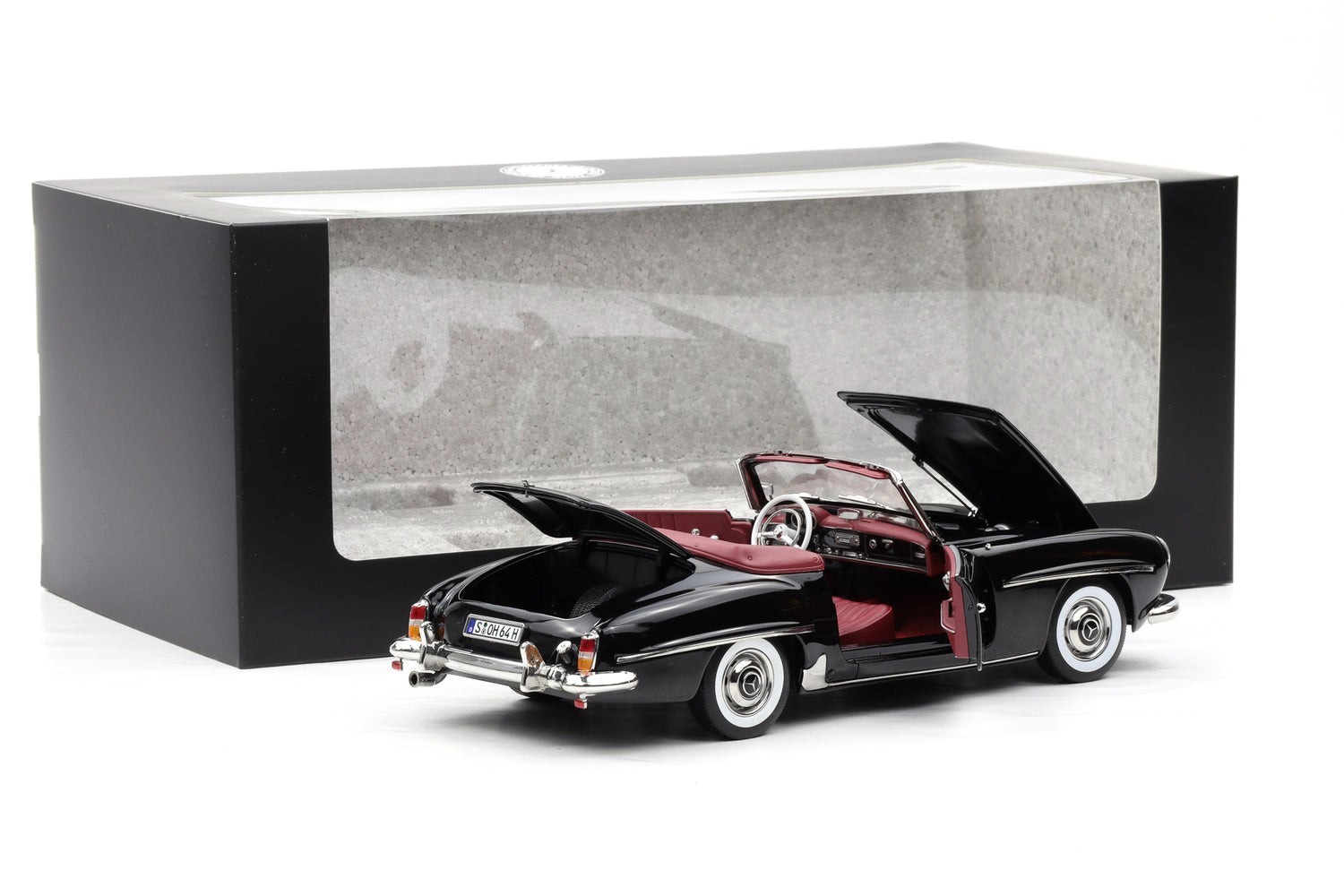 Mercedes-Benz 190 SL W121 black 1:18 Norev