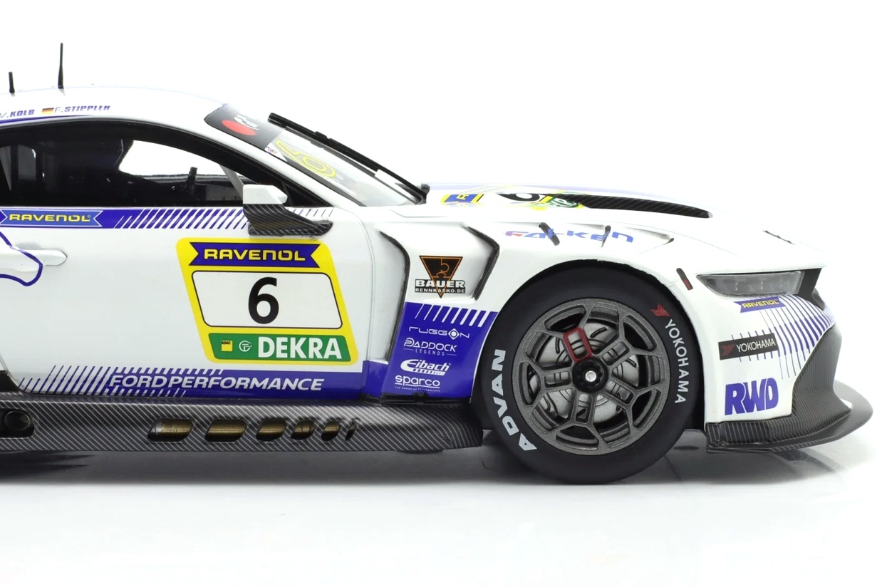 Ford Mustang GT3 #6 Stippler/ Kolb Winner NLS 8 Nürburgring 2025 1:18 Ixo Models