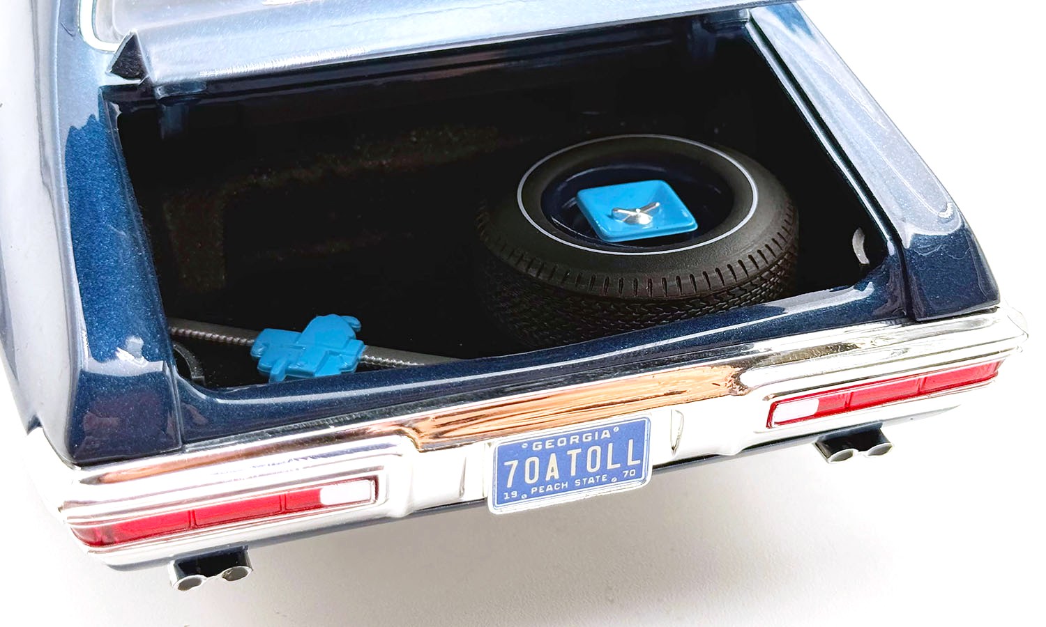 Pontiac GTO Coupe 1970 blue 1:18 Acme Diecast