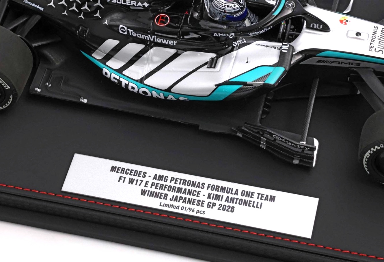 Mercedes-AMG F1 E Performance #12 Kimi Antonelli Winner Japanese GP 2026 Luxury Pack 1:18 B.B.R.