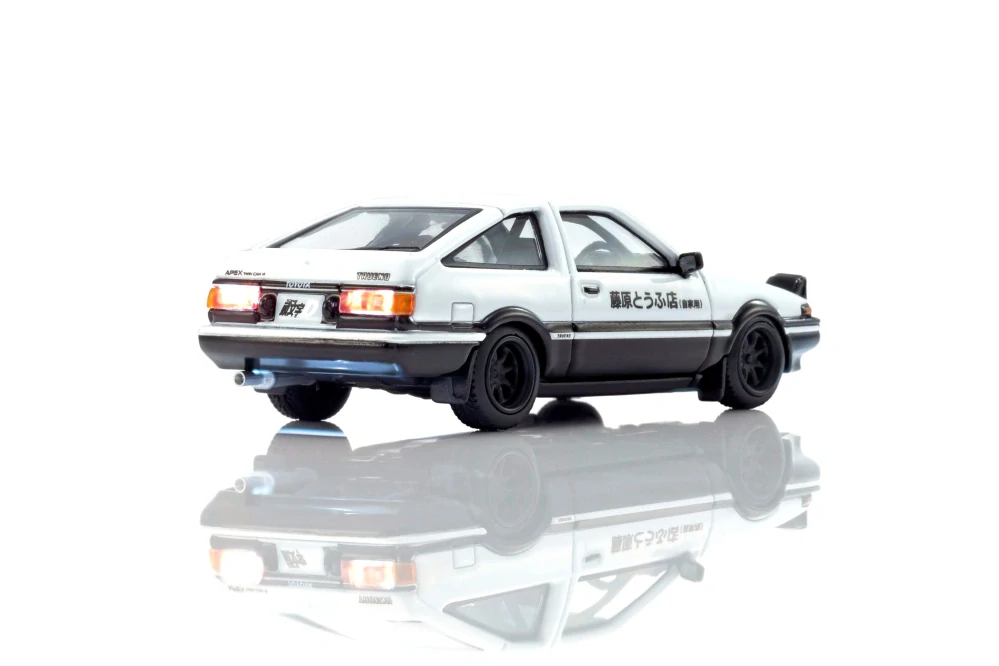 Toyota Sprinter *Initial D* 1995 With Led white/black 1:64 Kyosho