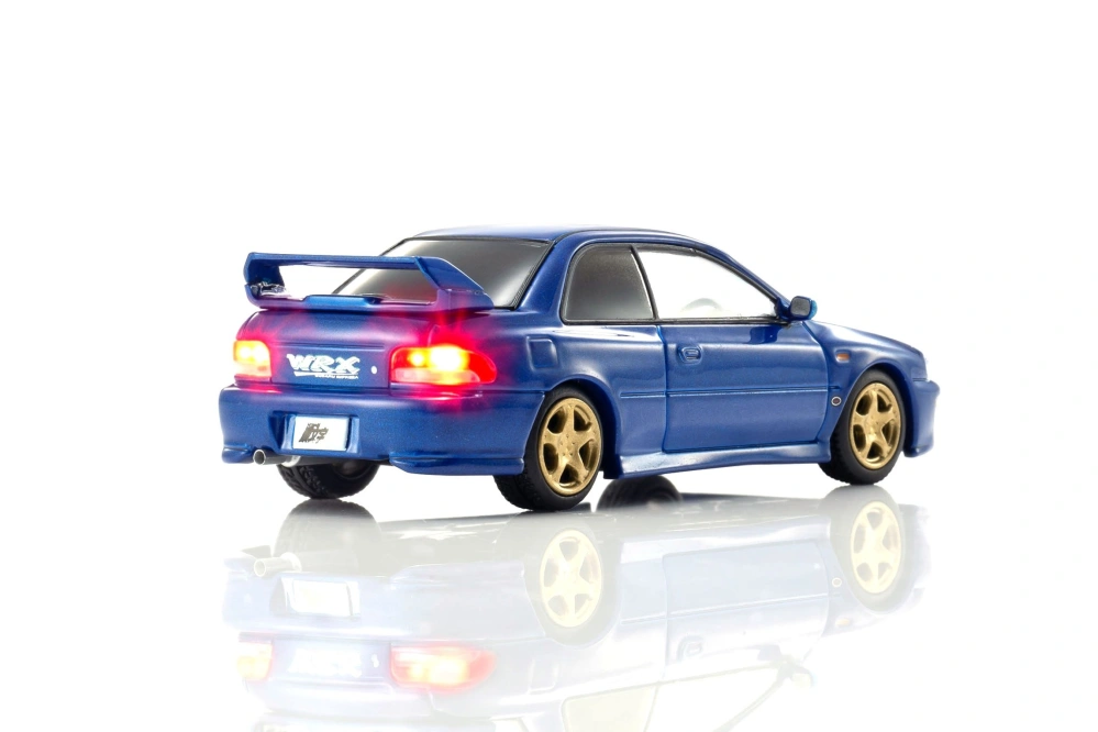 Subaru Impreza WRX *Initial D* 1995 With Led blue 1:64 Kyosho