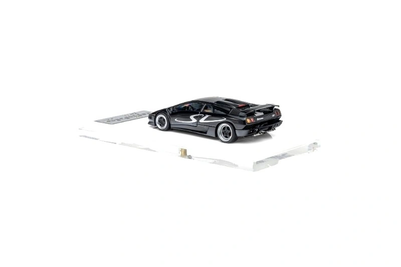 Lamborghini Custom Diablo SV metallic black 1:64 Microturbo