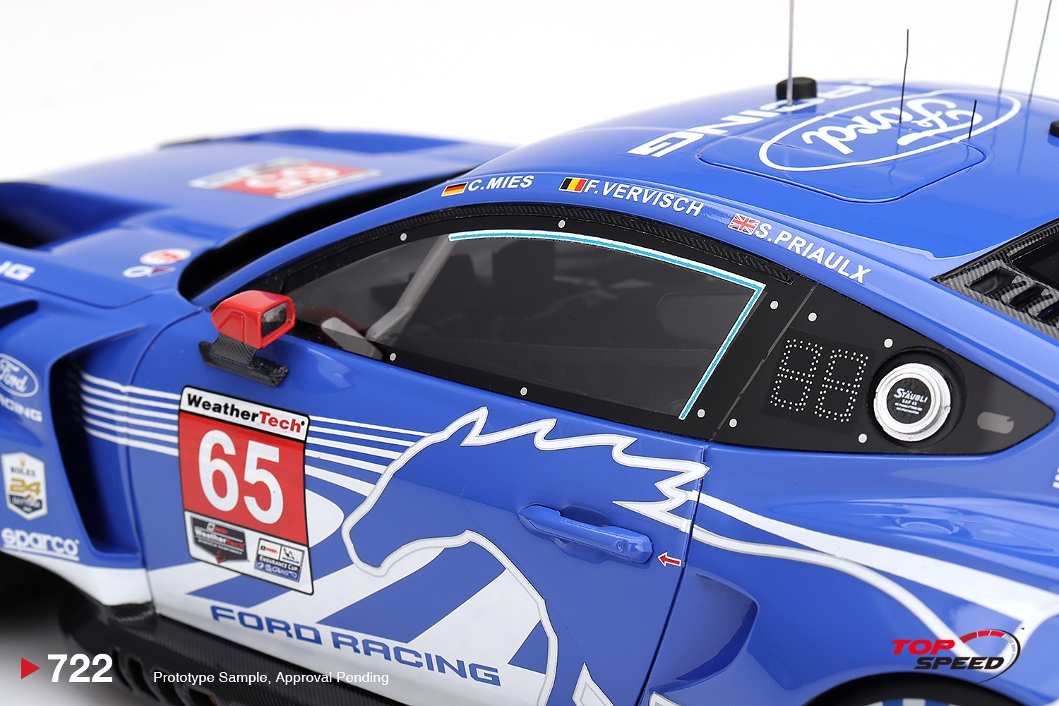 Ford Mustang GT3 Ford Racing #65 Mies/ Vervisch/ Priaulx 24H Daytona 2026 1:18 TopSpeed Models