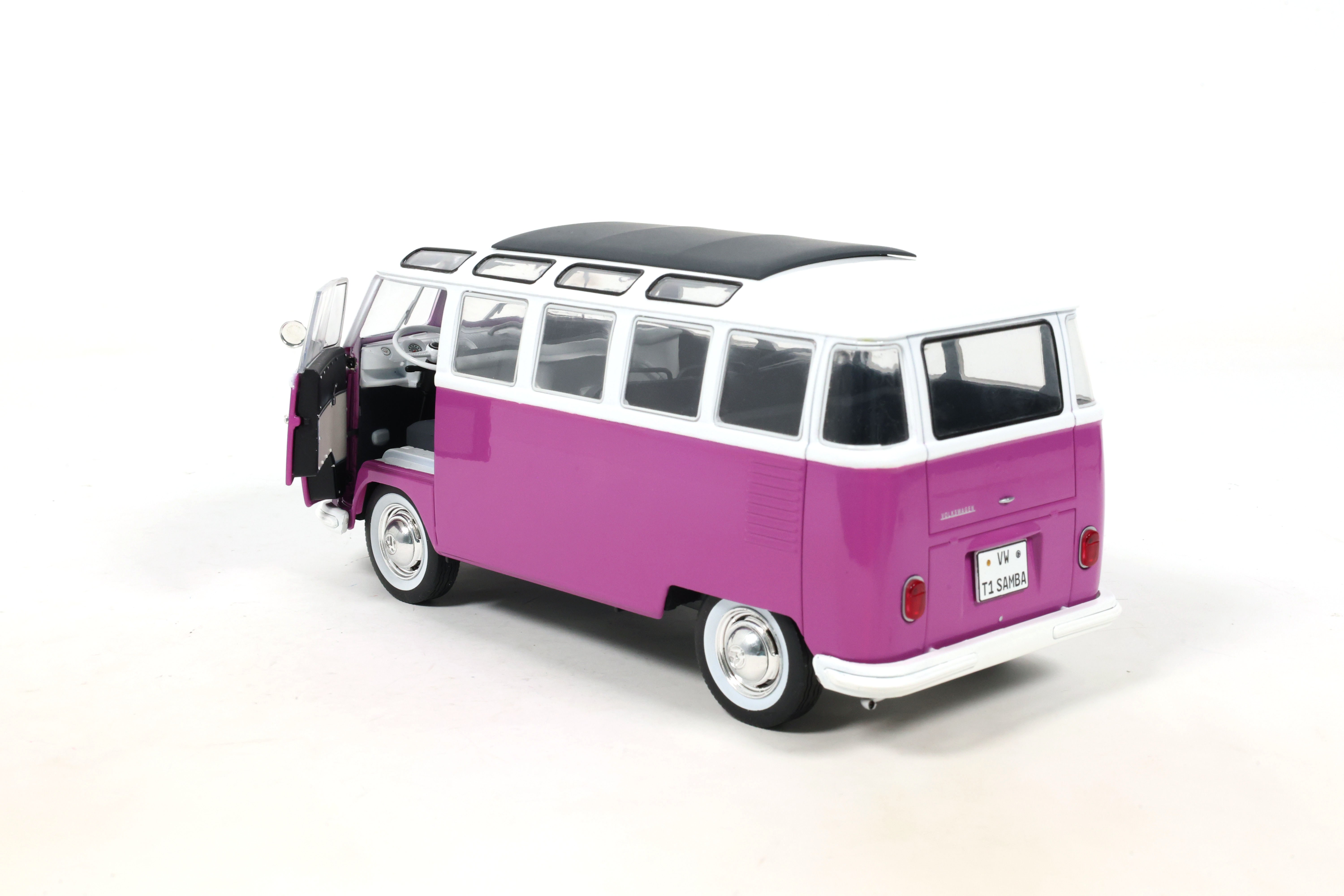 Volkswagen T1 Samba 1962 violet/white 1:18 Solido