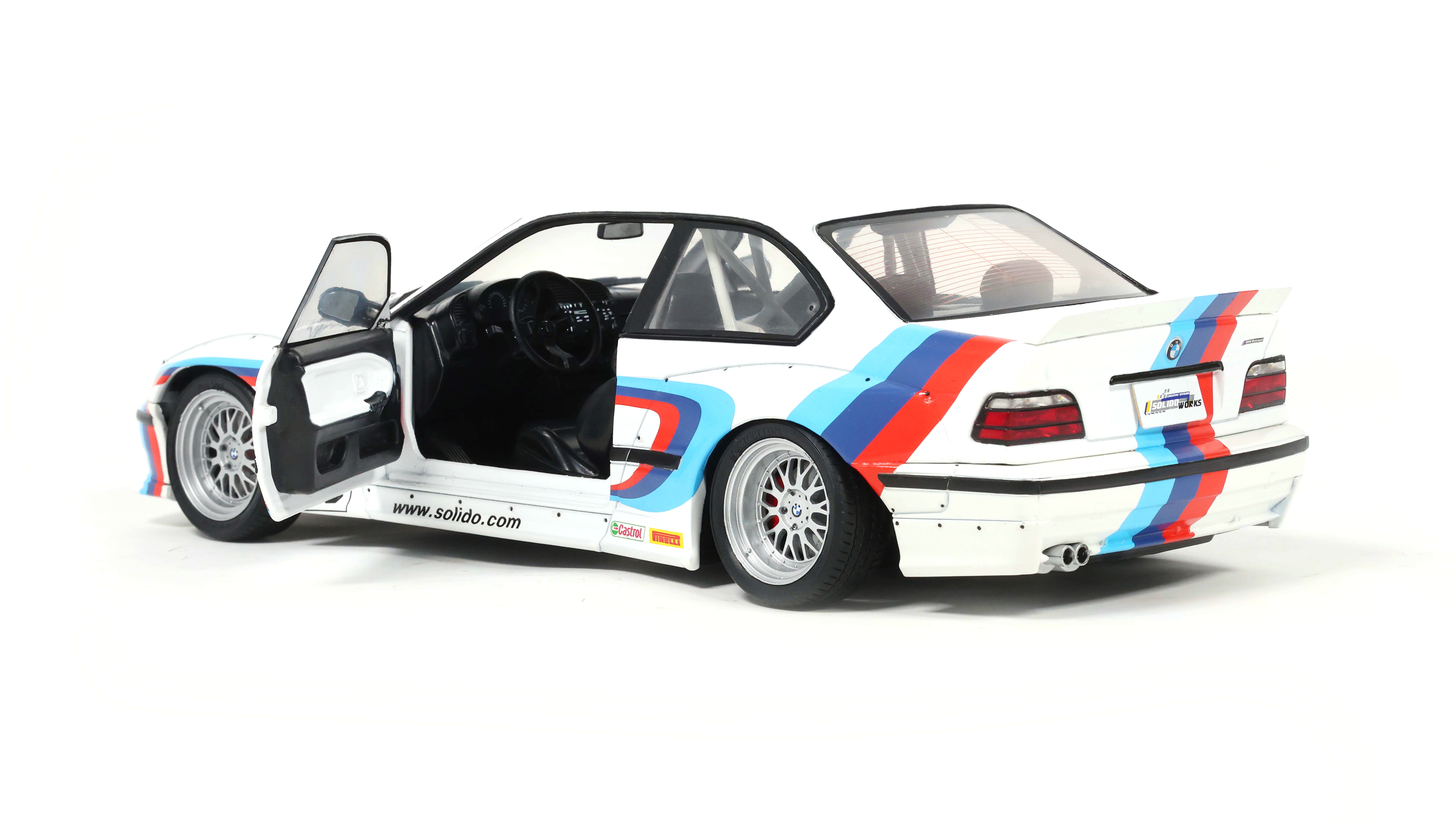 BMW M3 Coupe Pandem M Livery 1990 white 1:18 Solido