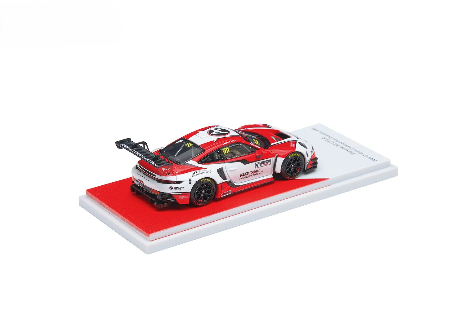 Porsche 911 GT3 R Absolute Racing #911 W.Zhongwei/P.Pilet Okayama GT World Challenge Asia 2025 1:64 Almost Real