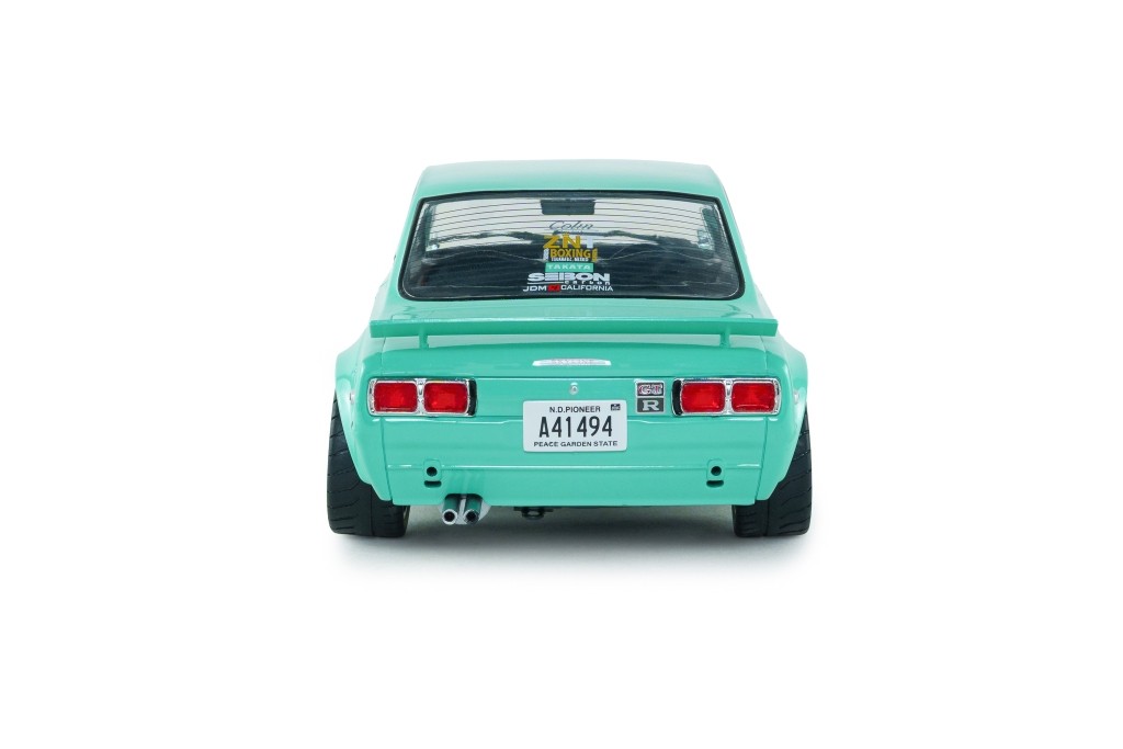 Nissan Skyline 2000 GT-R Hakosuka Solido Works 1970 mint green 1:18 Solido