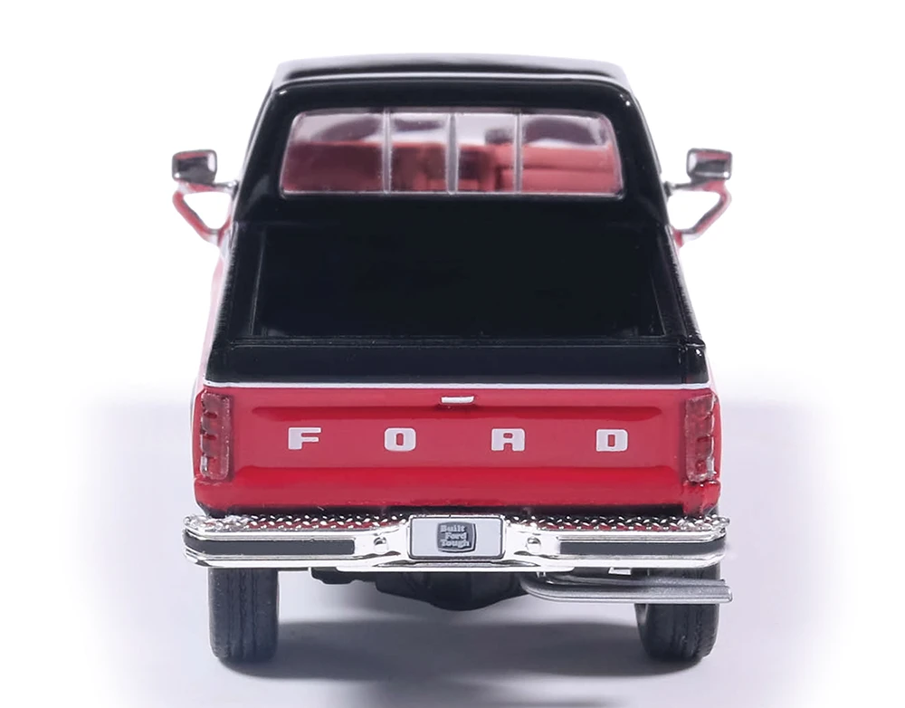 Ford F-350 XL Short Bed 1982 raven black/candyapple red 1:64 Ixo America