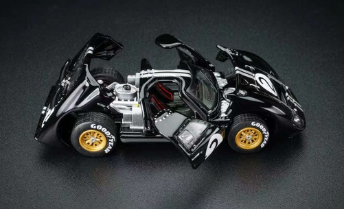 Ford GT40 Mk II #2 black 1:64 FG