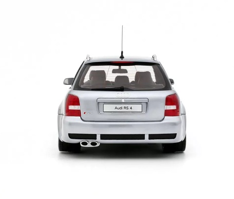 Audi RS 4 (B5) Avant "stanced" 2025 Avus Silver 1:18 OttOmobile