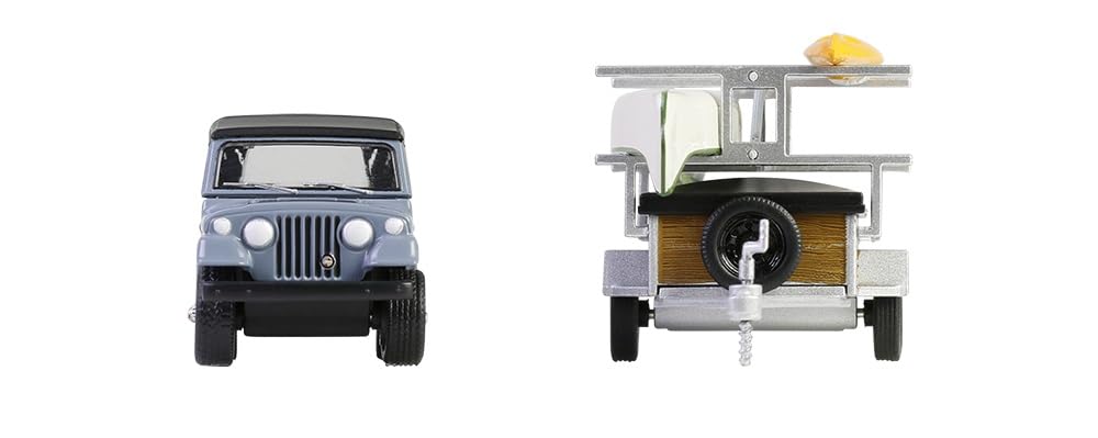 Jeep Jeepster Commando SC-1 1968 With Canoe Trailer *Hitch & Tow Series 32* 1:64 Greenlight