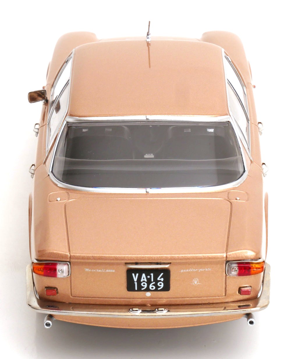 Maserati Quattroporte I 1965 gold metallic 1:18 KK Scale