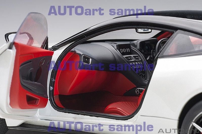 Aston Martin DB11 Coupe 2017 morning frost white 1:18 AUTOart