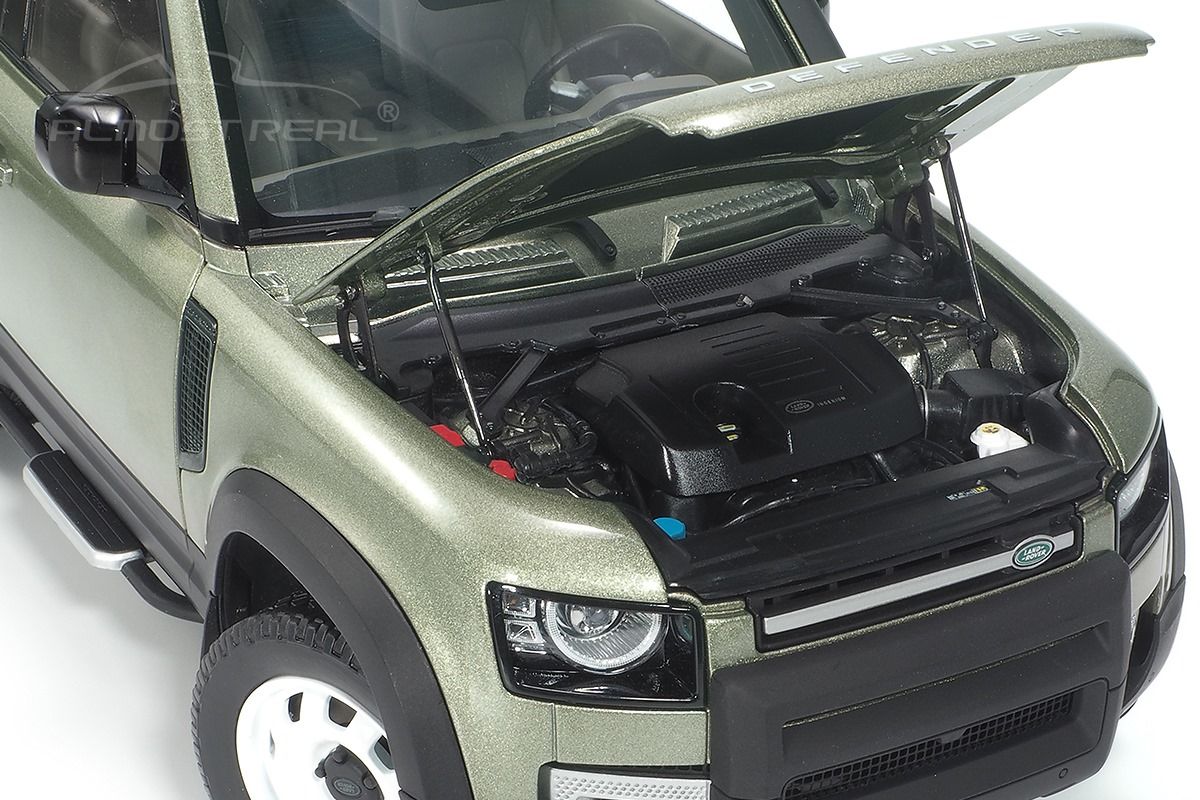 Land Rover Defender 90 with Roof Pack 2020 pangea green 1:18 Almost Real